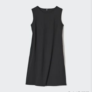 Uniqlo Ultra Stretch AIRism Sleeveless Mini Dress. Black. Large. New with tags.